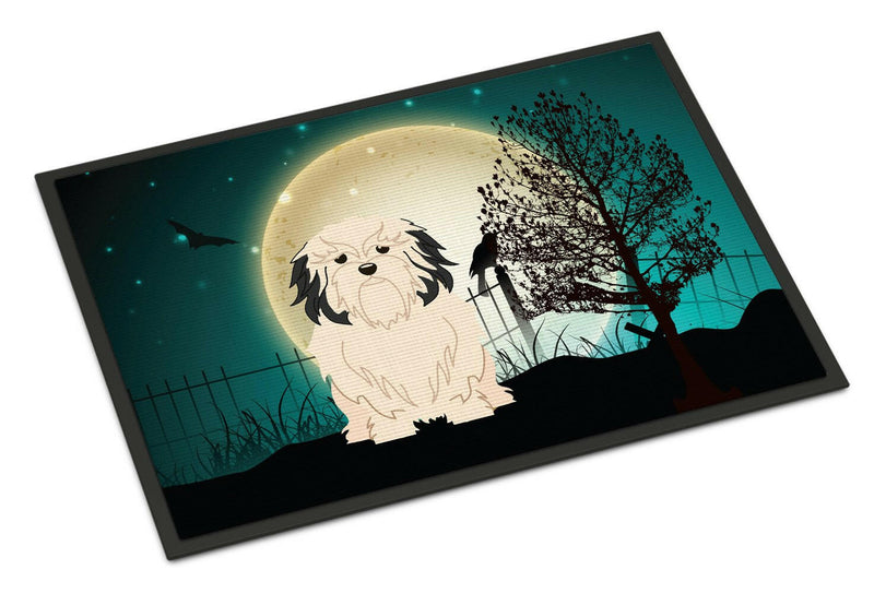 Halloween Scary Lowchen Indoor or Outdoor Mat 24x36 BB2209JMAT