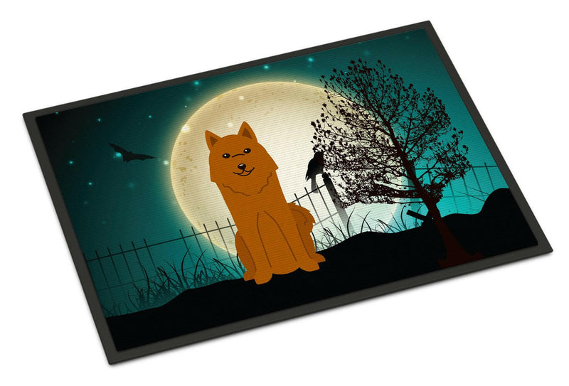 Halloween Scary Karelian Bear Dog Indoor or Outdoor Mat 24x36 BB2212JMAT