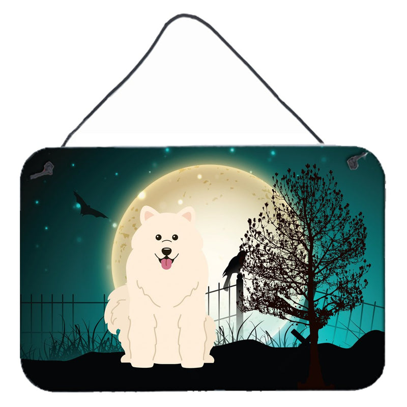 Halloween Scary Samoyed Wall or Door Hanging Prints BB2220DS812