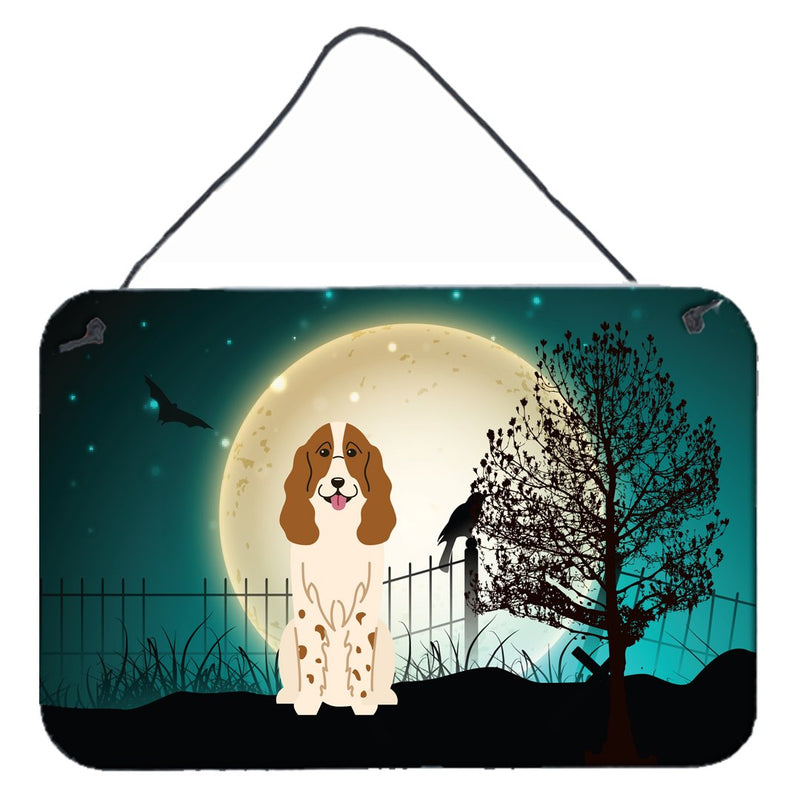 Halloween Scary Russian Spaniel Wall or Door Hanging Prints BB2221DS812