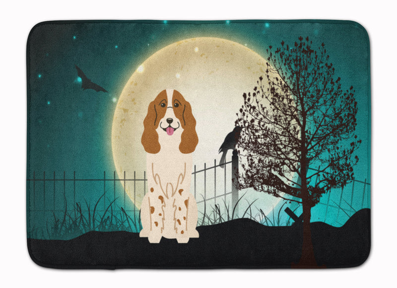 Halloween Scary Russian Spaniel Machine Washable Memory Foam Mat BB2221RUG