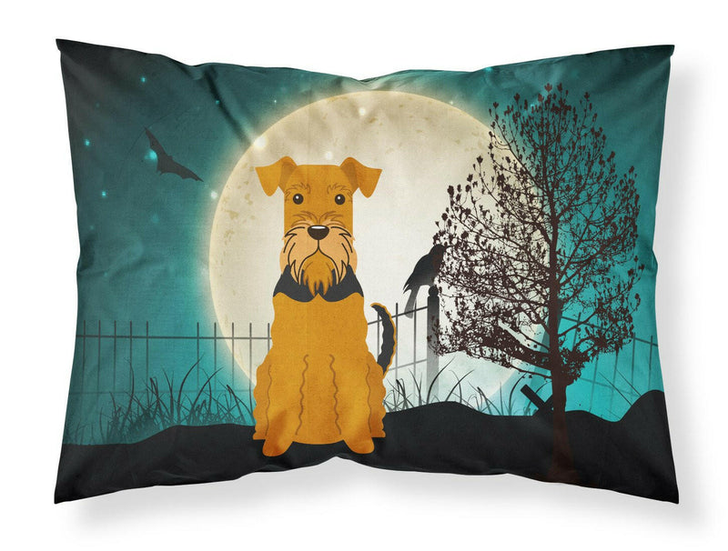 Halloween Scary Airedale Fabric Standard Pillowcase BB2231PILLOWCASE