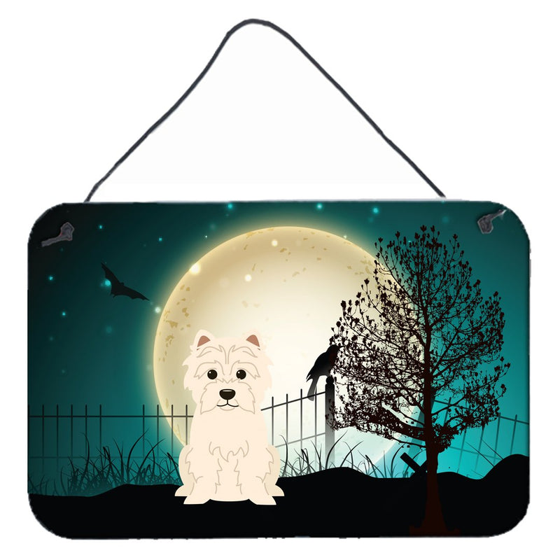 Halloween Scary Westie Wall or Door Hanging Prints BB2232DS812