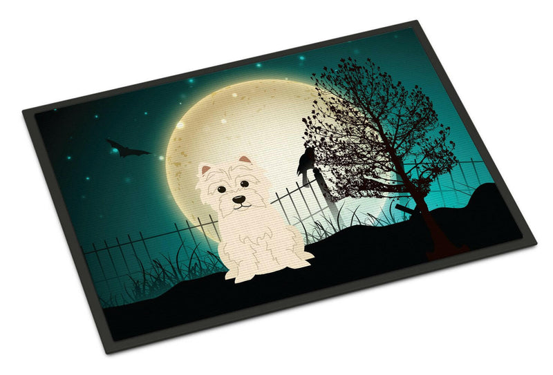 Halloween Scary Westie Indoor or Outdoor Mat 24x36 BB2232JMAT