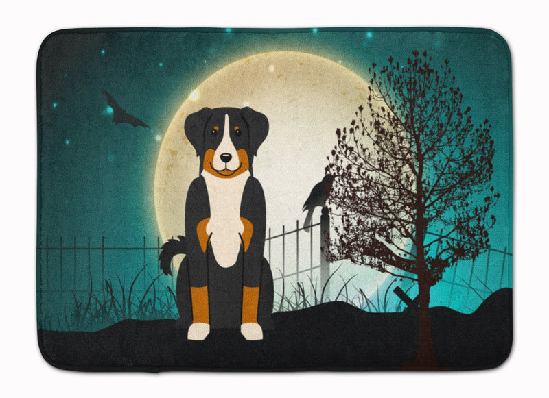 Halloween Scary Appenzeller Sennenhund Machine Washable Memory Foam Mat BB2233RUG