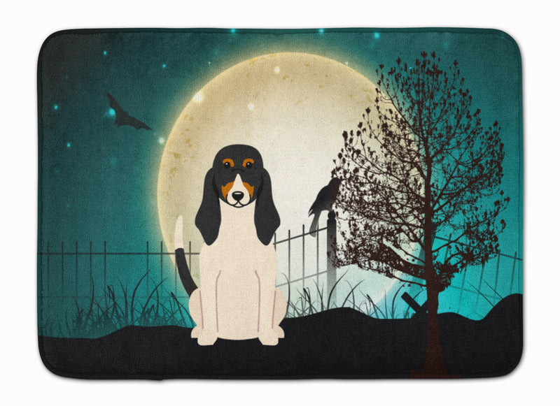 Halloween Scary Swiss Hound Machine Washable Memory Foam Mat BB2234RUG