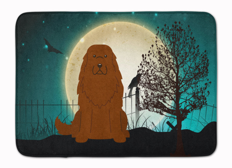 Halloween Scary Caucasian Shepherd Dog Machine Washable Memory Foam Mat BB2240RUG