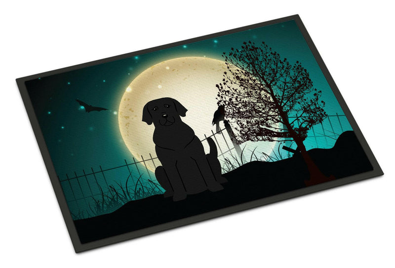 Halloween Scary Black Labrador Indoor or Outdoor Mat 24x36 BB2247JMAT