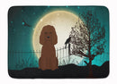 Halloween Scary Irish Water Spaniel Machine Washable Memory Foam Mat BB2253RUG