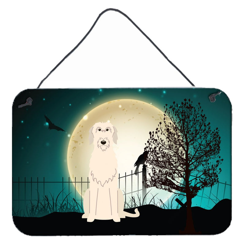 Halloween Scary Irish Wolfhound Wall or Door Hanging Prints BB2255DS812