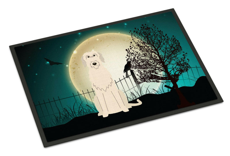 Halloween Scary Irish Wolfhound Indoor or Outdoor Mat 24x36 BB2255JMAT