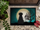 Halloween Scary Giant Schnauzer Doormat Indoor Outdoor 24H X 36W Front Door Mat Rugs for Entryway, Non Slip Washable Low Pile,