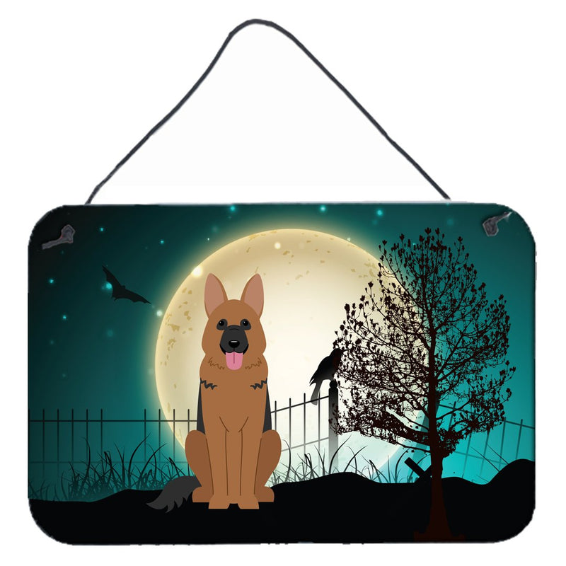 Halloween Scary German Shepherd Wall or Door Hanging Prints BB2257DS812