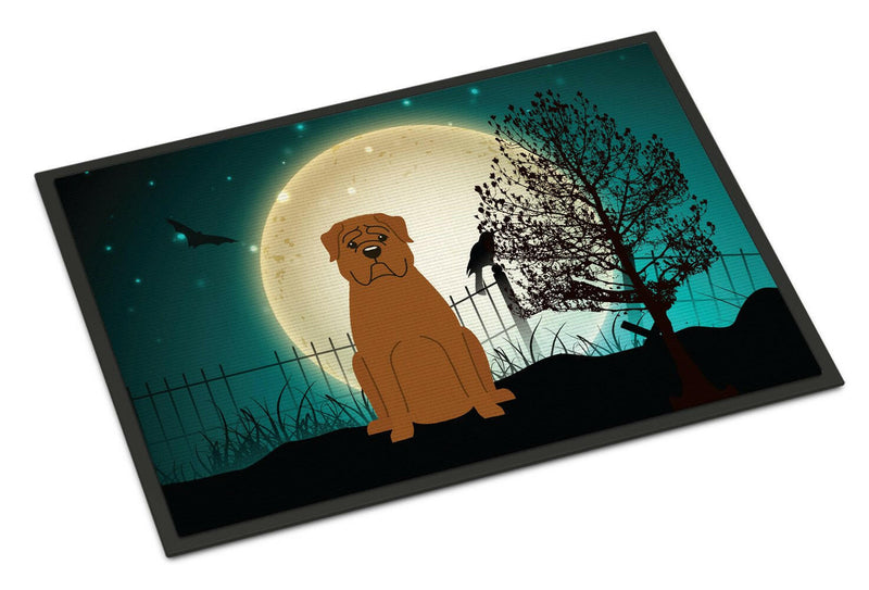 Halloween Scary Dogue de Bourdeaux Indoor or Outdoor Mat 24x36 BB2263JMAT