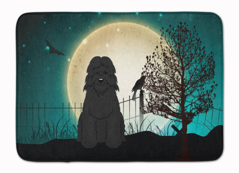 Halloween Scary Bouvier des Flandres Machine Washable Memory Foam Mat BB2264RUG