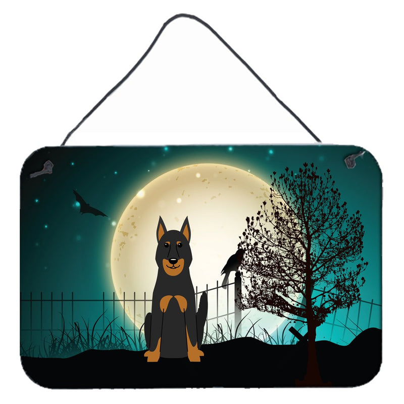 Halloween Scary Beauce Shepherd Dog Wall or Door Hanging Prints BB2270DS812