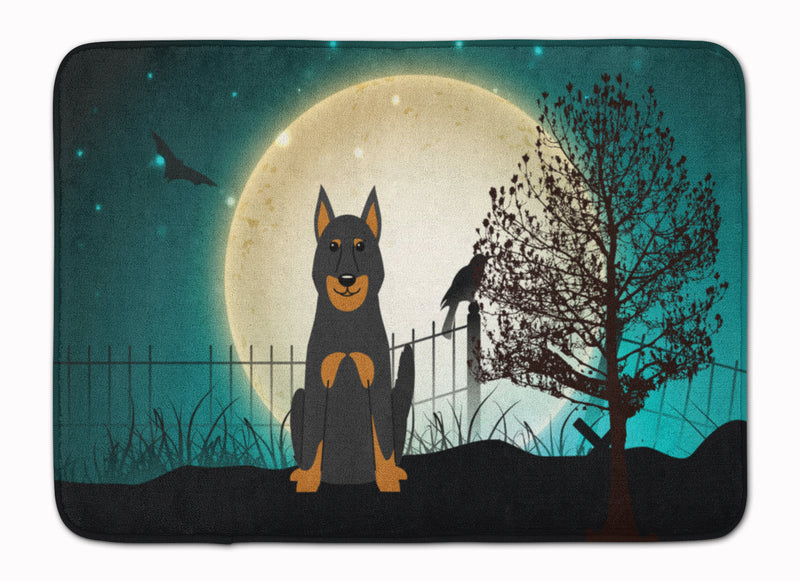 Halloween Scary Beauce Shepherd Dog Machine Washable Memory Foam Mat BB2270RUG