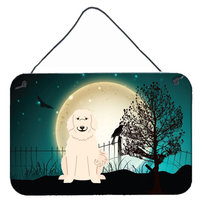 Halloween Scary Great Pyrenese Wall or Door Hanging Prints BB2273DS812