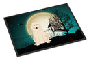 Halloween Scary Great Pyrenese Doormat Indoor Outdoor 24H X 36W Front Door Mat Rugs for Entryway, Non Slip Washable Low Pile,