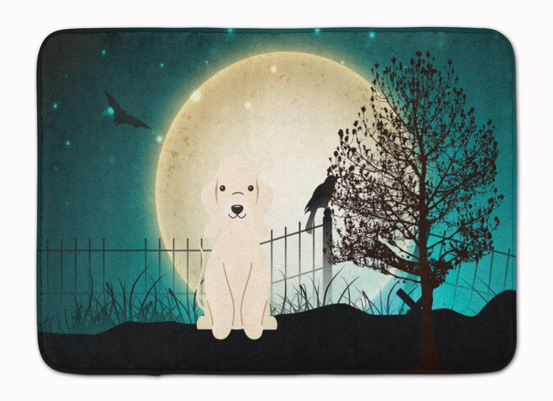 Halloween Scary Bedlington Terrier Sandy Machine Washable Memory Foam Mat BB2281RUG