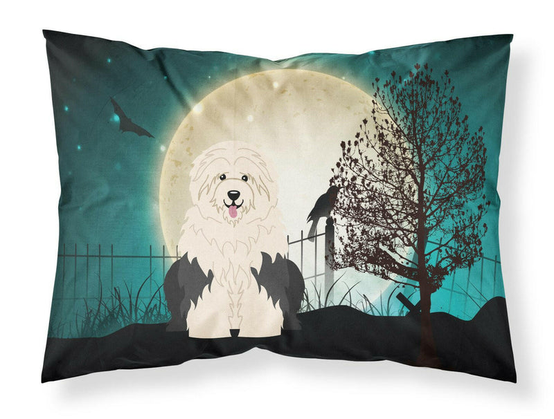 Halloween Scary Old English Sheepdog Fabric Standard Pillowcase BB2286PILLOWCASE