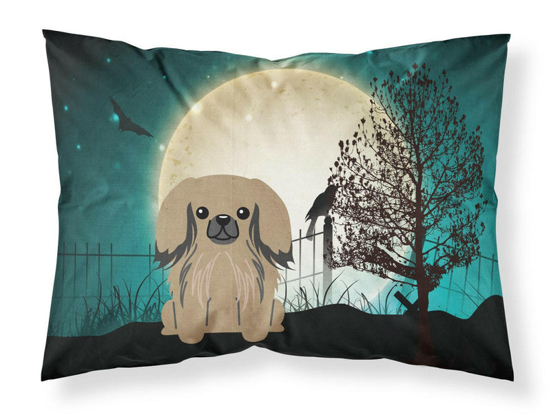 Halloween Scary Pekingnese Tan Fabric Standard Pillowcase BB2292PILLOWCASE