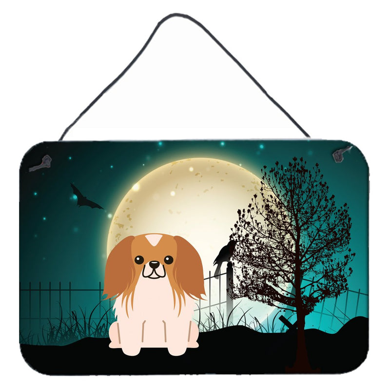 Halloween Scary Pekingnese Red White Wall or Door Hanging Prints BB2293DS812