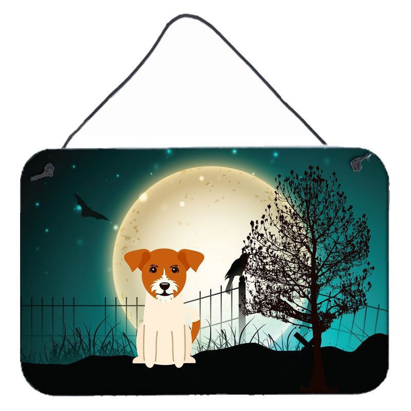 Halloween Scary Jack Russell Terrier Wall or Door Hanging Prints BB2298DS812