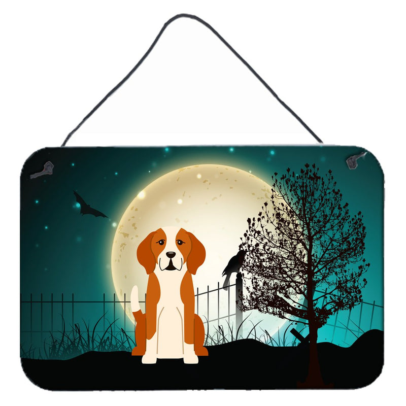 Halloween Scary English Foxhound Wall or Door Hanging Prints BB2300DS812