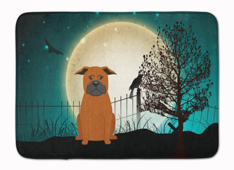 Halloween Scary Chinese Chongqing Dog Machine Washable Memory Foam Mat BB2301RUG