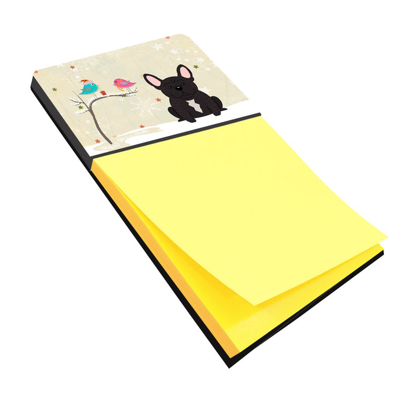 Christmas Presents between Friends French Bulldog Brindle Sticky Note Holder BB2481SN