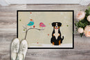 Christmas Presents between Friends Entlebucher Doormat Indoor Outdoor 24H X 36W Front Door Mat Rugs for Entryway, Non Slip Washable Low Pile,