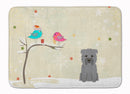 Christmas Presents between Friends Glen of Imal - Grey Memory Foam Kitchen Mat Machine Washable Anti-Fatigue Cushion Comfort Bath or Kitchen Rug