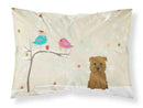 Christmas Presents between Friends Glen of Imal - Tan Standard Pillowcase Lightweight Super Soft Easy Care Decorative Artwork Pillowcase, Standard