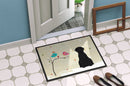 Christmas Presents between Friends Schnauzer - Giant Doormat Indoor Outdoor 24H X 36W Front Door Mat Rugs for Entryway, Non Slip Washable Low Pile,