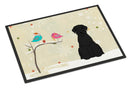 Christmas Presents between Friends Schnauzer - Giant Doormat Indoor Outdoor 24H X 36W Front Door Mat Rugs for Entryway, Non Slip Washable Low Pile,