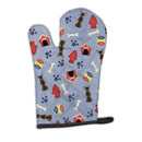 Dog House Collection Manchester Terrier Oven Mitt Heat Resistant Thick Oven Mitt for Hot Pans and Oven, Kitchen Mitt Protect Hands, Cooking Baking Glove