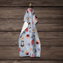 Dog House Collection Entlebucher Kitchen Towel Velour Plush Front and Cotton Loop Back Machine Washable