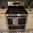 Dog House Collection Border Terrier Kitchen Towel Velour Plush Front and Cotton Loop Back Machine Washable