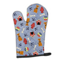 Dog House Collection Airedale Oven Mitt Heat Resistant Thick Oven Mitt for Hot Pans and Oven, Kitchen Mitt Protect Hands, Cooking Baking Glove