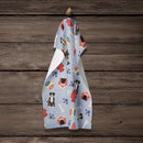 Dog House Collection Appenzeller Sennenhund Kitchen Towel Velour Plush Front and Cotton Loop Back Machine Washable