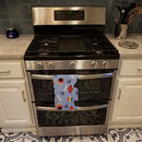 Dog House Collection Giant Schnauzer Kitchen Towel Velour Plush Front and Cotton Loop Back Machine Washable