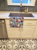Dog House Collection Petit Basset Griffon Veenden Kitchen Towel Velour Plush Front and Cotton Loop Back Machine Washable