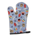 Dog House Collection Pekingese Tan Oven Mitt Heat Resistant Thick Oven Mitt for Hot Pans and Oven, Kitchen Mitt Protect Hands, Cooking Baking Glove