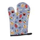 Dog House Collection Pekingese Fawn Sable Oven Mitt Heat Resistant Thick Oven Mitt for Hot Pans and Oven, Kitchen Mitt Protect Hands, Cooking Baking Glove