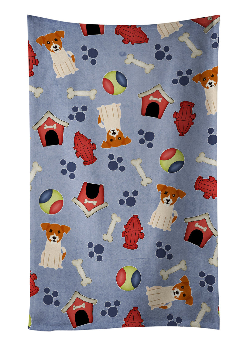 Dog House Collection Jack Russell Terrier Kitchen Towel BB2721KTWL