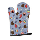 Dog House CollectionChow Chow Chocolate Oven Mitt Heat Resistant Thick Oven Mitt for Hot Pans and Oven, Kitchen Mitt Protect Hands, Cooking Baking Glove