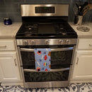 Dog House Collection Chow Chow Red Kitchen Towel Velour Plush Front and Cotton Loop Back Machine Washable
