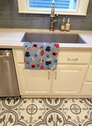 Dog House Collection Chow Chow Black Kitchen Towel Velour Plush Front and Cotton Loop Back Machine Washable