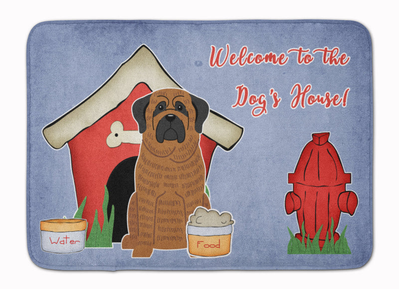 Dog House Collection Mastiff Brindle Machine Washable Memory Foam Mat BB2769RUG